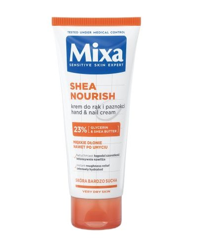 MIXA Shea Nourish krem do rąk i paznokci 100ml