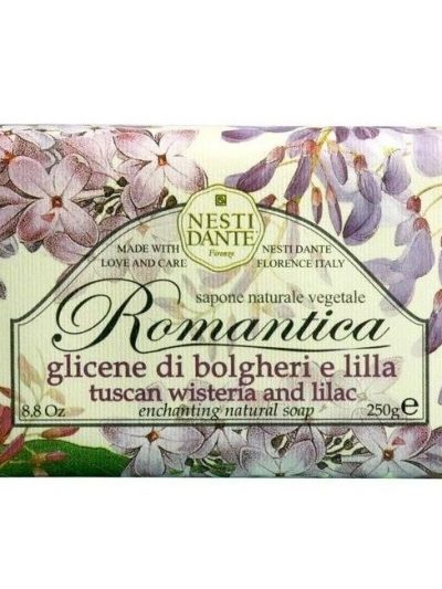 Nesti Dante Romantica mydło toaletowe Glicynia & Lilia 250g