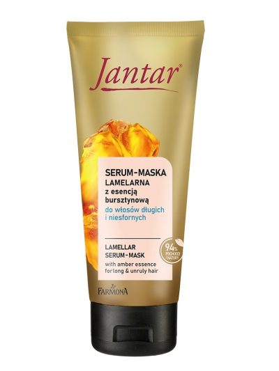 Farmona Jantar serum-maska lamelarna z esencją bursztynową do włosów długich i niesfornych 100ml