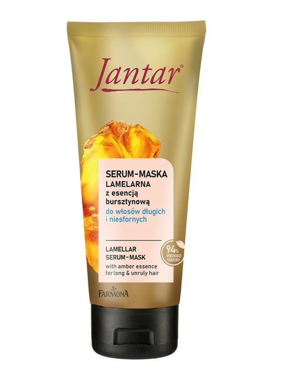 Farmona Jantar serum-maska lamelarna z esencją bursztynową do włosów długich i niesfornych 100ml