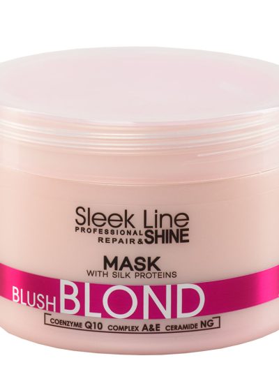 Stapiz Sleek Line Blush Blond Mask maska do włosów blond z jedwabiem 250ml