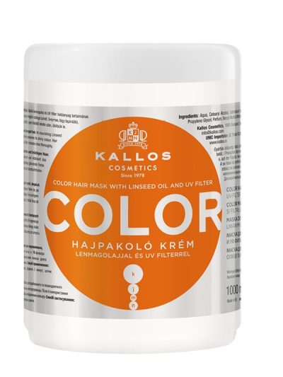 Kallos KJMN Color Hair Mask maska do włosów farbowanych 1000ml