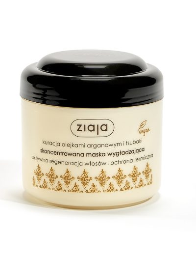 Ziaja Kuracja Olejkami Arganowym i Tsubaki skoncentrowana maska wygładzająca 200ml