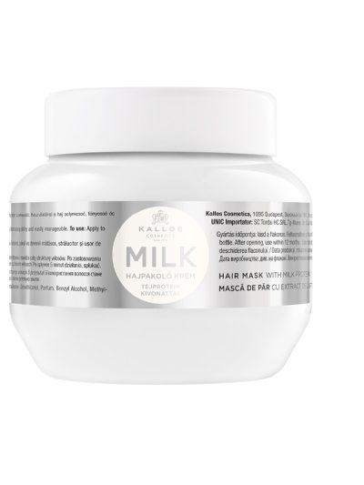 Kallos KJMN Milk Hair Mask maska do włosów z proteinami mlecznymi 275ml