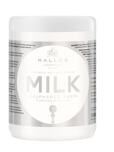 Kallos KJMN Milk Hair Mask maska do włosów z proteinami mlecznymi 1000ml
