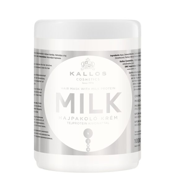 Kallos KJMN Milk Hair Mask maska do włosów z proteinami mlecznymi 1000ml