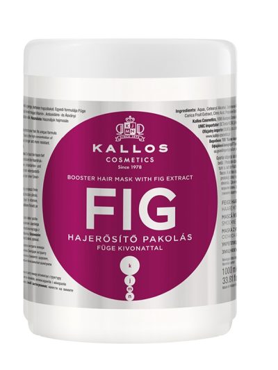Kallos KJMN Fig Booster Hair Mask maska do włosów z ekstraktem z fig 1000ml