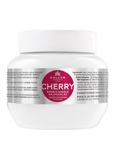 Kallos KJMN Cherry Conditioning Mask kondycjonująca maska z olejem z pestek czereśni 275ml