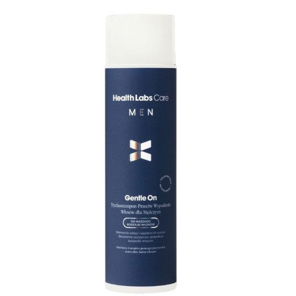 HealthLabs Gentle On trychoszampon przeciw wypadaniu włosów dla mężczyzn 250ml