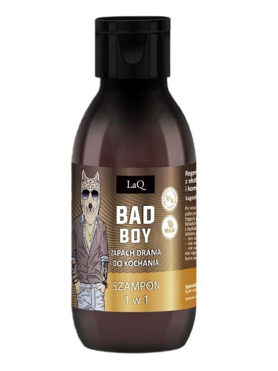 LaQ Bad Boy mini szampon regenerujący 1w1 100ml
