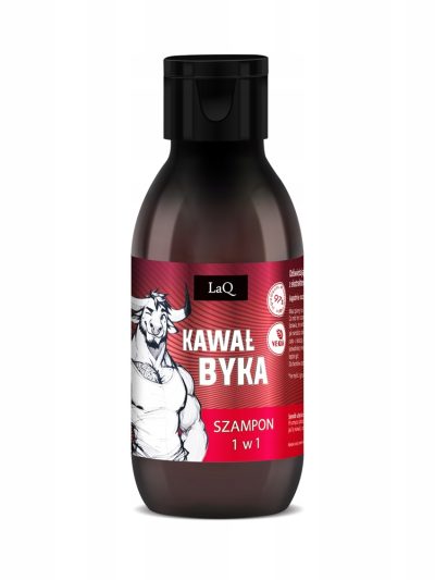 LaQ Odświeżający szampon do włosów 1w1 Mini Kawał Byka 100ml
