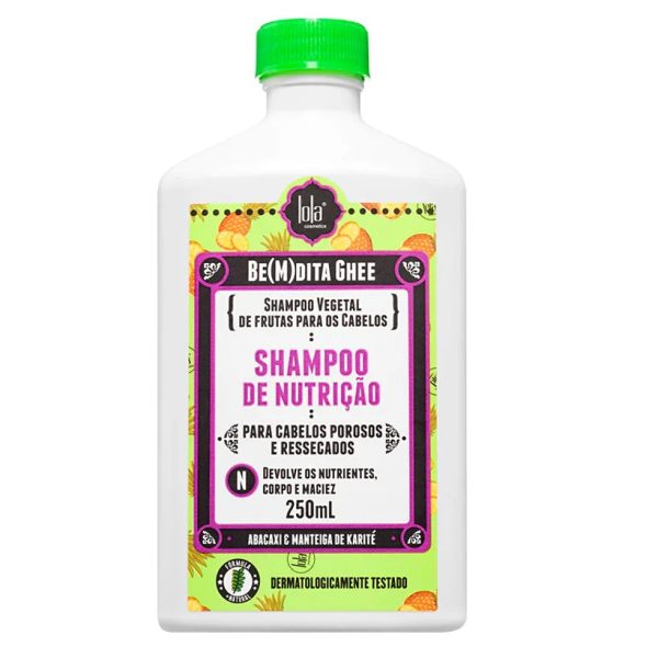Lola Cosmetics Be(M)dita Ghee odżywczy szampon do włosów z ananasem i masłem bacuri 250ml