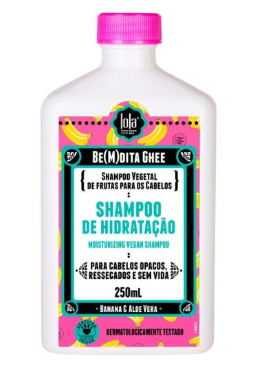 Lola Cosmetics Be(M)dita Ghee nawilżający szampon do włosów z bananem i aloesem 250ml