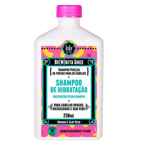Lola Cosmetics Be(M)dita Ghee nawilżający szampon do włosów z bananem i aloesem 250ml