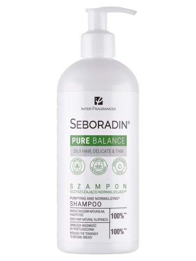 SEBORADIN Pure Balance szampon oczyszczająco-normalizujący 400ml