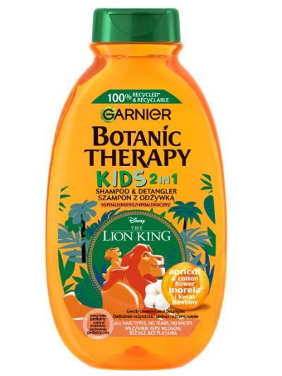 Garnier Botanic Therapy szampon z odżywką 2w1 dla dzieci Król Lew 250ml