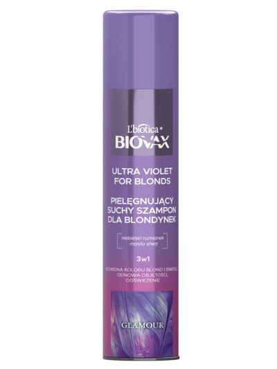 BIOVAX Ultra Violet suchy szampon dla blondynek 200ml
