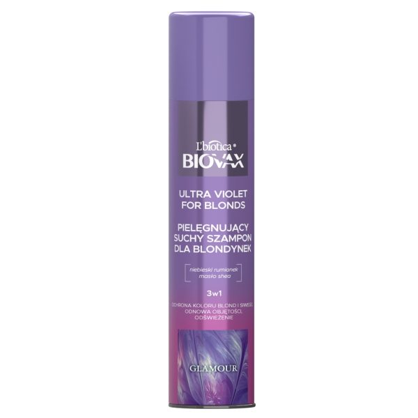 BIOVAX Ultra Violet suchy szampon dla blondynek 200ml