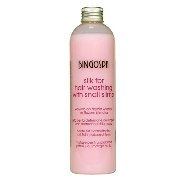 BingoSpa Jedwab do mycia włosów ze śluzem ślimaka 300ml