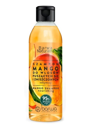 Barwa Szampon do włosów puszących się i zniszczonych Mango 300ml