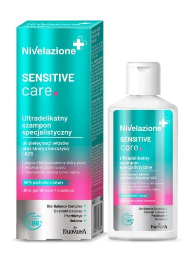 Farmona Nivelazione ultradelikatny szampon specjalistyczny do pielęgnacji włosów oraz skóry z łuszczycą i AZS 100ml