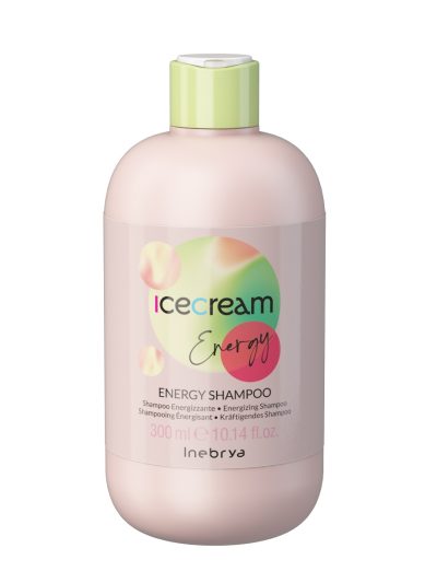 Inebrya Ice Cream Energy energetyzujący szampon dla włosów słabych i cienkich 300ml
