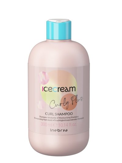 Inebrya Ice Cream Curly Plus nawilżający szampon do włosów kręconych i falowanych 300ml