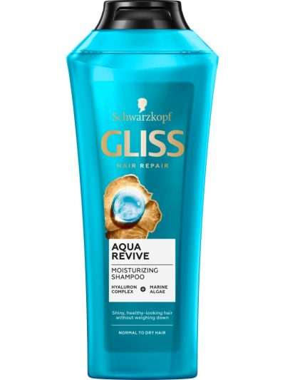 Gliss Aqua Revive szampon do włosów suchych i normalnych 400ml