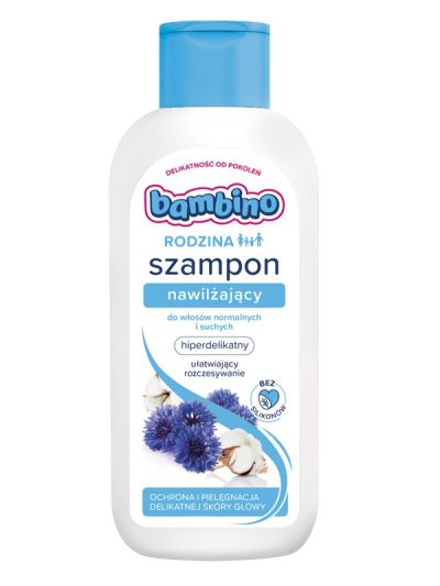 Bambino Rodzina szampon nawilżający do włosów normalnych i suchych 400ml