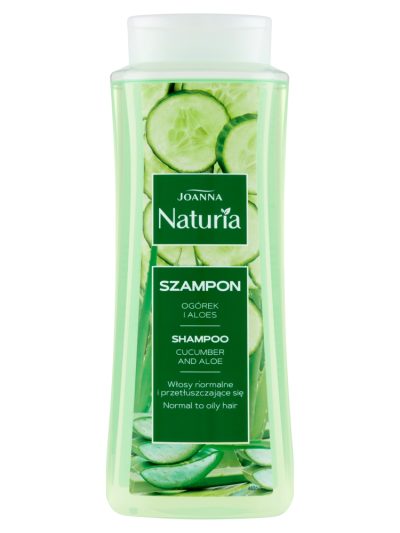 Joanna Naturia szampon do włosów normalnych i przetłuszczających się Ogórek i Aloes 500ml