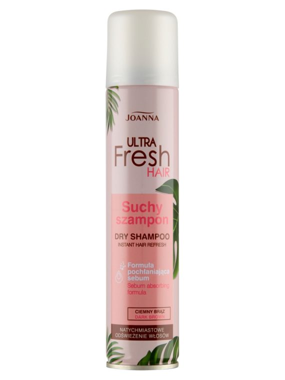 Joanna Ultra Fresh Hair suchy szampon do włosów Brown 200ml