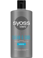Syoss Men Clean & Cool Shampoo szampon do włosów normalnych i przetłuszczających się 440ml