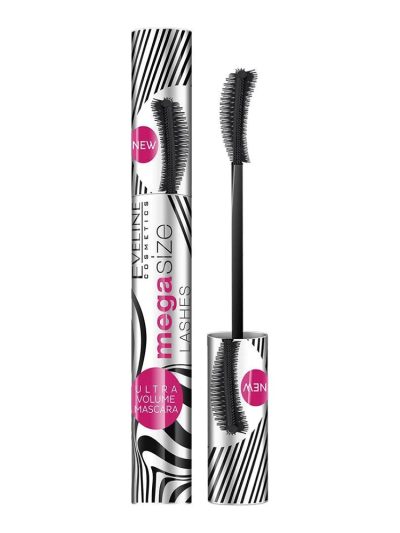 Eveline Cosmetics Mega Size Lashes Mascara pogrubiająco-wydłużający tusz do rzęs 10ml