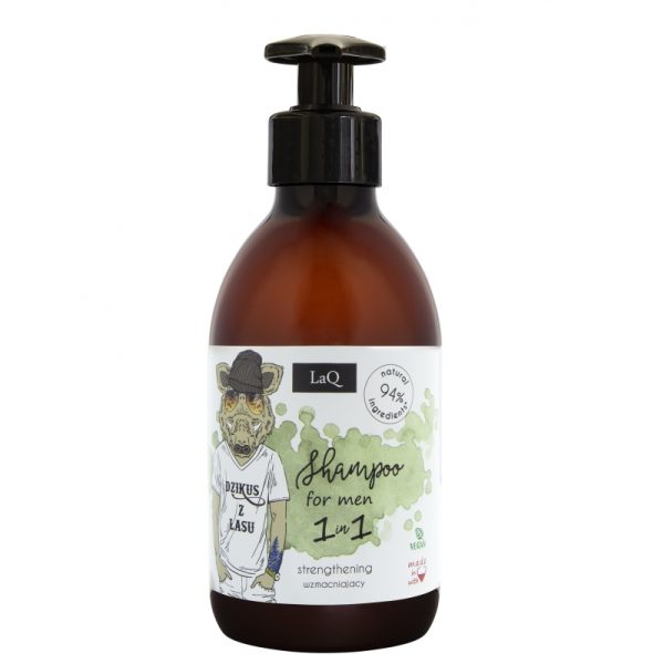 LaQ Dziki szampon dla facetów 1w1 z ekstraktem z kory dębu 300ml