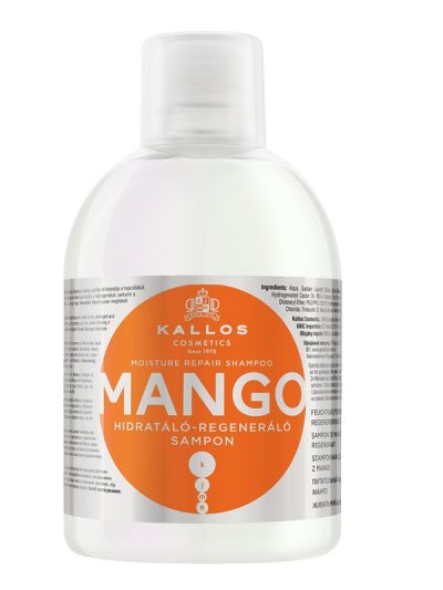 Kallos KJMN Mango Moisture Repair Shampoo nawilżający szampon do włosów z olejkiem z mango 1000ml