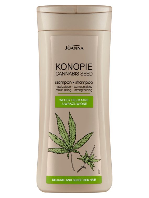 Joanna Konopie szampon nawilżająco-wzmacniający do włosów delikatnych i uwrażliwionych 200ml