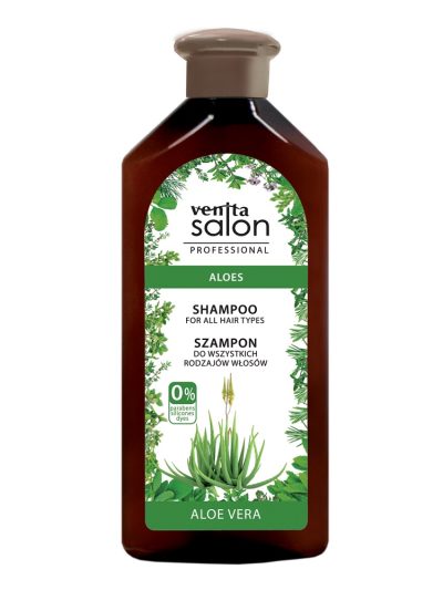 Venita Salon Professional Shampoo For All Hair Types szampon ziołowy do wszystkich rodzajów włosów Aloes 500ml