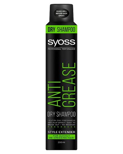 Syoss Anti Grease Dry Shampoo suchy szampon do włosów szybko przetłuszczających się 200ml