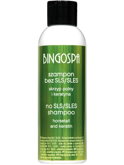 BingoSpa Szampon bez SLES/SLS ze skrzypem polnym i keratyną 100ml