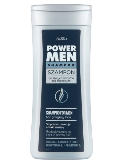 Joanna Power Men szampon do siwych włosów dla mężczyzn 200ml