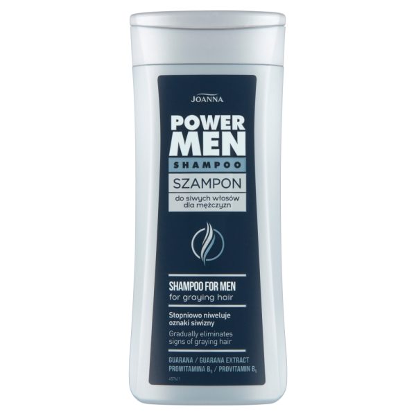 Joanna Power Men szampon do siwych włosów dla mężczyzn 200ml