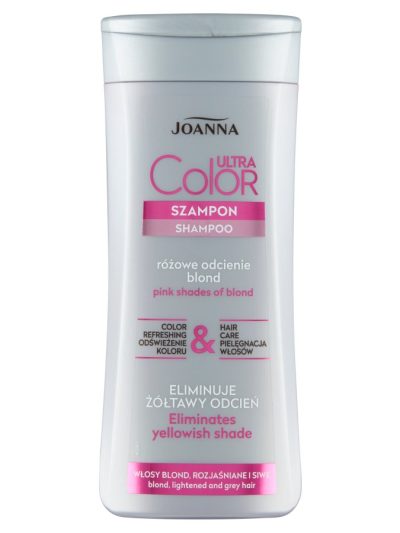 Joanna Ultra Color szampon nadający różowy odcień do włosów blond i rozjaśnianych 200ml