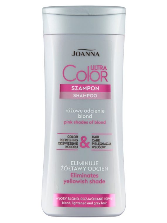 Joanna Ultra Color szampon nadający różowy odcień do włosów blond i rozjaśnianych 200ml