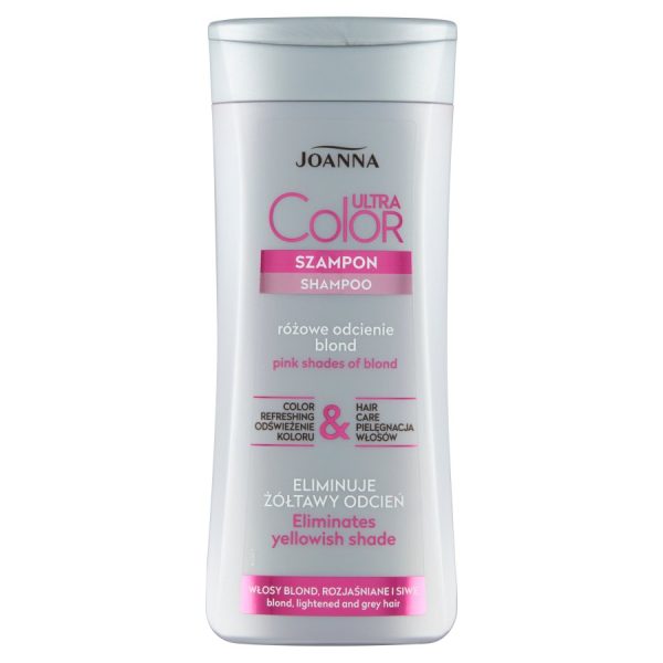 Joanna Ultra Color szampon nadający różowy odcień do włosów blond i rozjaśnianych 200ml