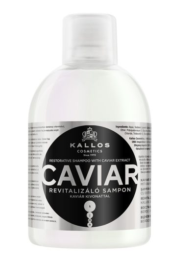 Kallos KJMN Caviar Restorative Shampoo rewitalizujący szampon do włosów z ekstraktem z kawioru 1000ml