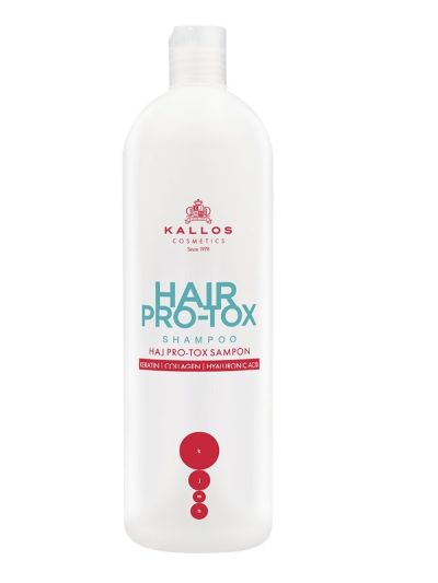 Kallos Hair Pro-Tox Shampoo szampon do włosów z keratyną kolagenem i kwasem hialuronowym 1000ml