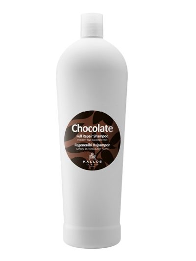 Kallos Chocolate Full Repair Shampoo intensywnie regenerujący szampon do włosów suchych i zniszczonych 1000ml