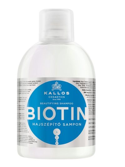 Kallos KJMN Biotin Beautifying Shampoo upiększający szampon do włosów z biotyną 1000ml