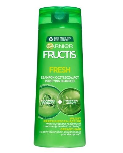 Garnier Fructis Fresh szampon oczyszczający do włosów przetłuszczających się 400ml