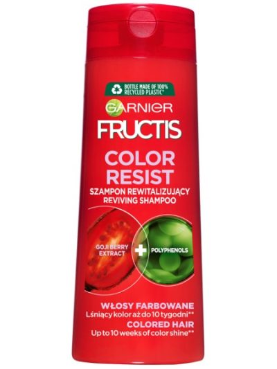 Garnier Fructis Color Resist szampon ochronny i nadający blask do włosów farbowanych 400ml
